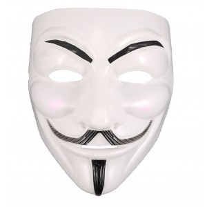 New Unisex V For Vendetta Face Mask Adults Fancy Halloween Party Wear Accessory   292665397938